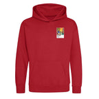 Italy Football Cool Bunny Kids Hoodie – Italy football cool bunny kids hoodie in Red – Players Couture