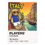 Italy Football Cool Bunny Kids Hoodie – Italy football cool bunny framed artwork detail – Players Couture