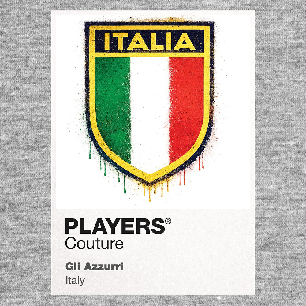 Italy Logo Graffiti Frame Kids T-Shirt - italy graffiti frame grey