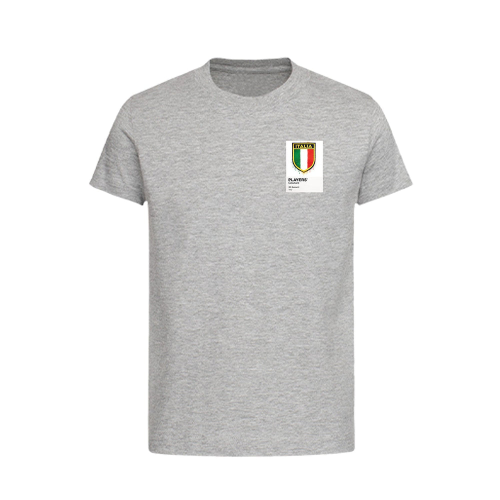 Italy Logo Graffiti Frame Kids T-Shirt - italy graffiti frame kids grey tshirt