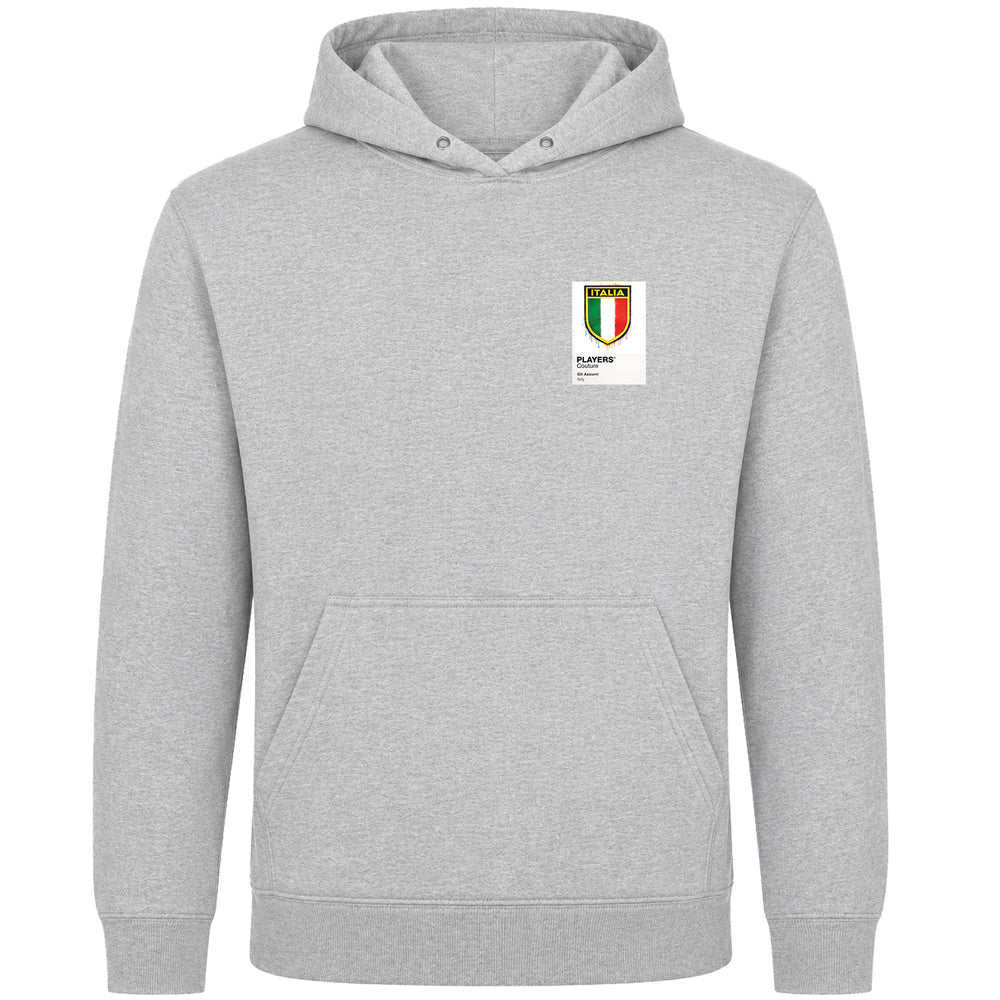 Italy Logo Graffiti Frame Men's Hoodie - italy graffiti frame mens grey hoodie