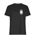 Italy Monopoly Card t-shirt – grey men's t-shirt with black Italy Monopoly Card letters and Players Couture logo on the chest