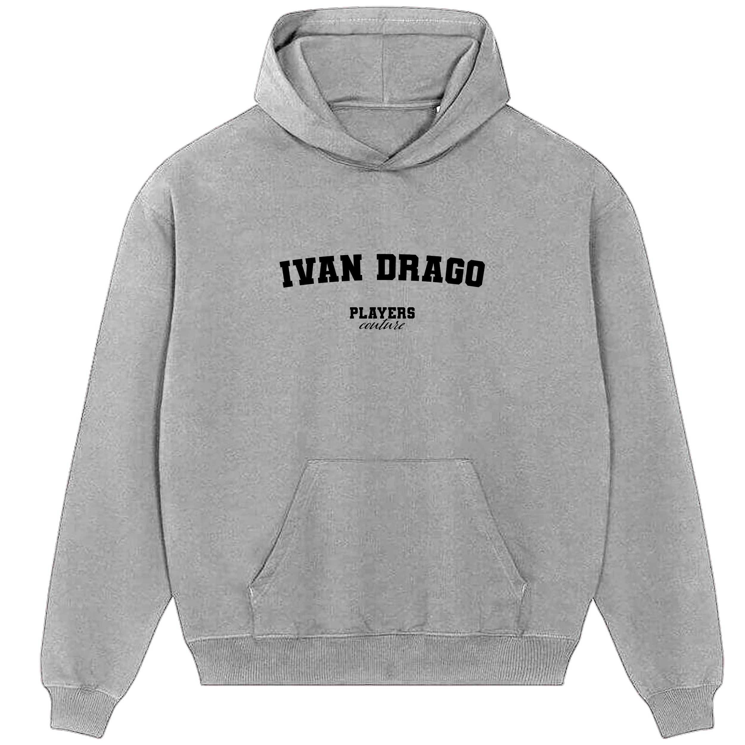 Ivan Drago Players Couture Men's Casual Hoodie Gray