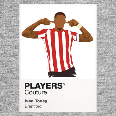 Ivan Toney Brentford Icon Frame — art card and garment shots
