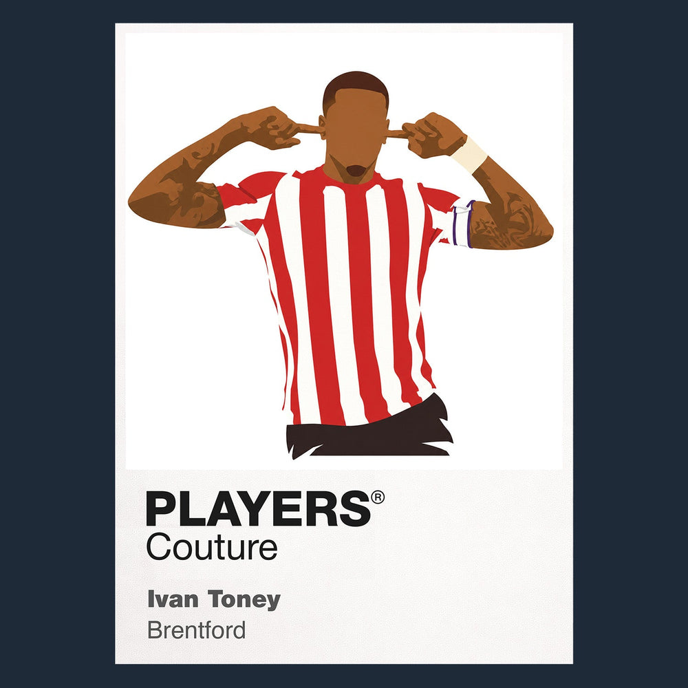 Ivan Toney Brentford Icon Frame — art card and garment shots