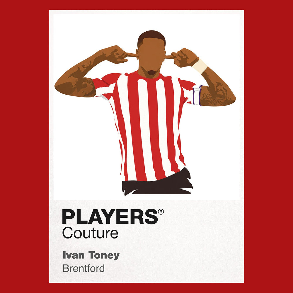 Ivan Toney Brentford Icon Frame — art card and garment shots