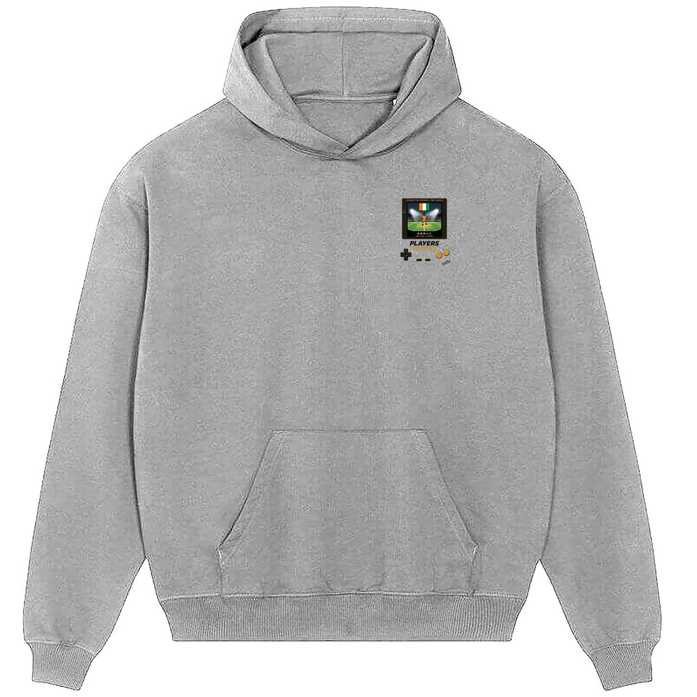 Ivory Coast World Cup 8-Bit Men's Hoodie retro gaming football design by Players Couture