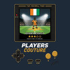 Ivory Coast World Cup 8-Bit Men's T-Shirt retro gaming football design by Players Couture