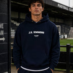 j-k-simmons name-print hoodie - navy
