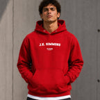 j-k-simmons name-print hoodie - red