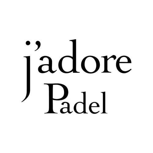 J'Adore Padel Logo Men's Hoodie – white close-up detail shot of the J'Adore Padel Players Couture logo design
