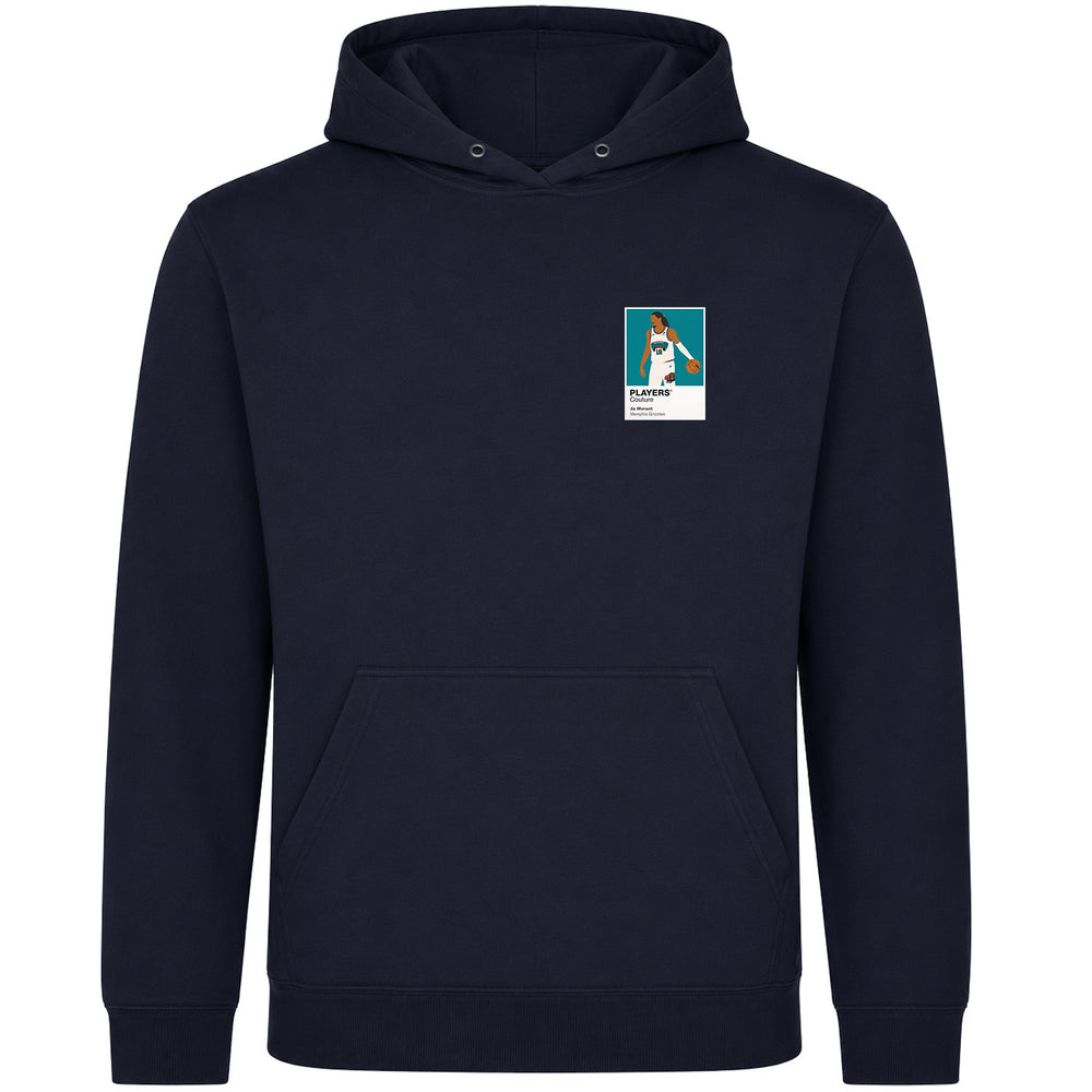 Ja Morant Grizzlies Basketball Icon Frame Men's Hoodie - Navy