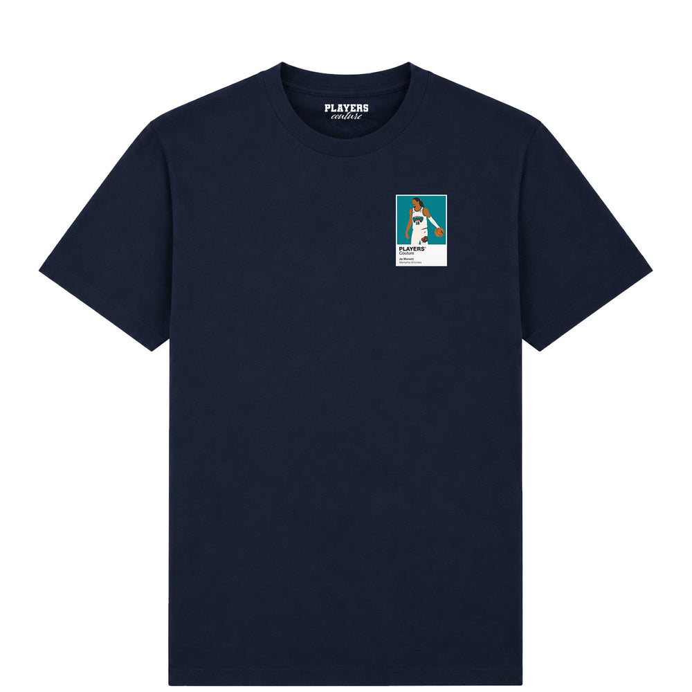 Ja Morant Grizzlies Basketball Icon Frame Men's T-Shirt - Navy