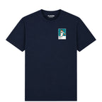 Ja Morant Grizzlies Basketball Icon Frame Men's T-Shirt - Navy