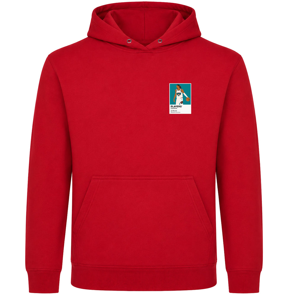 Ja Morant Grizzlies Basketball Icon Frame Men's Hoodie - Red