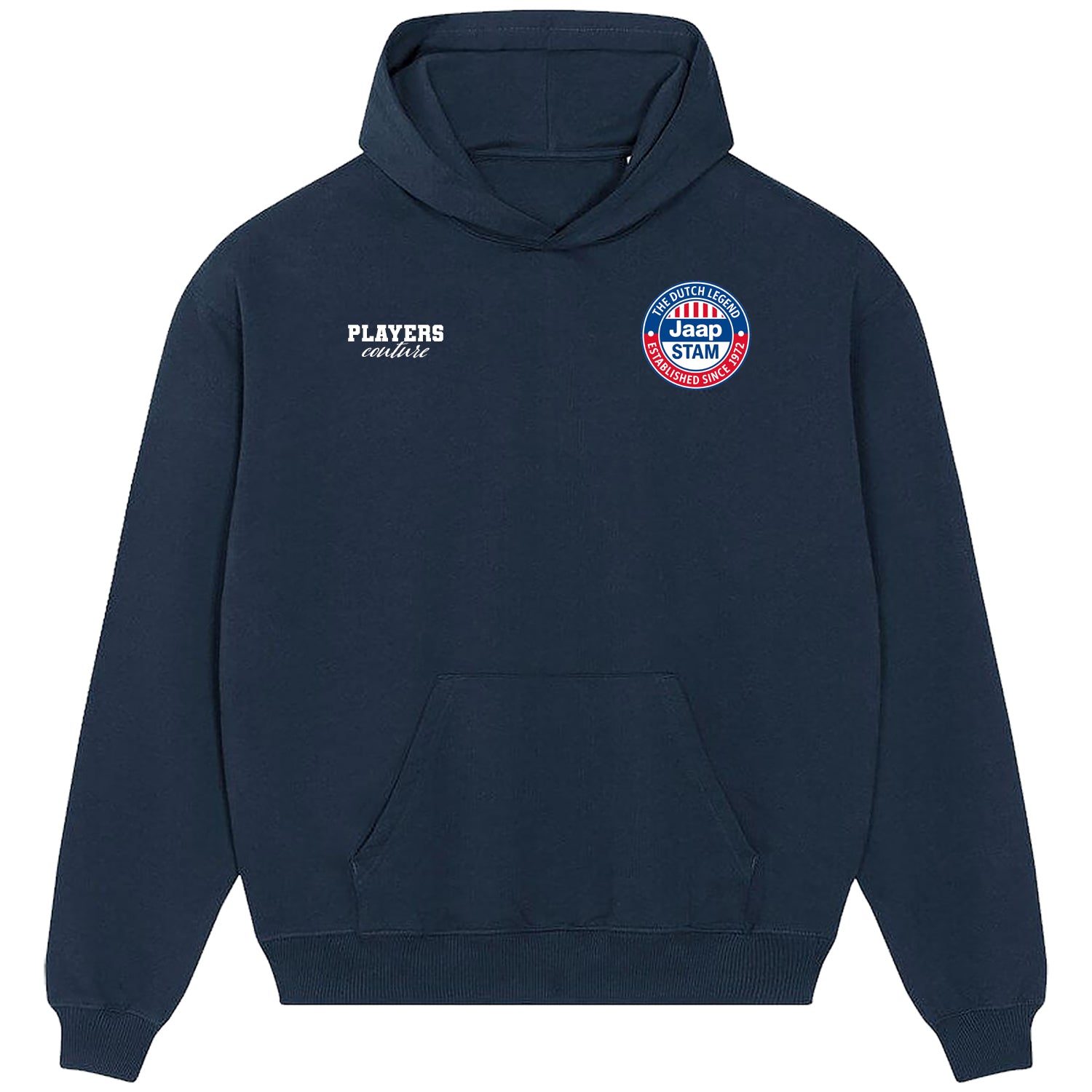 Jaap Stam Logo Players Couture Men's Casual Hoodie Navy