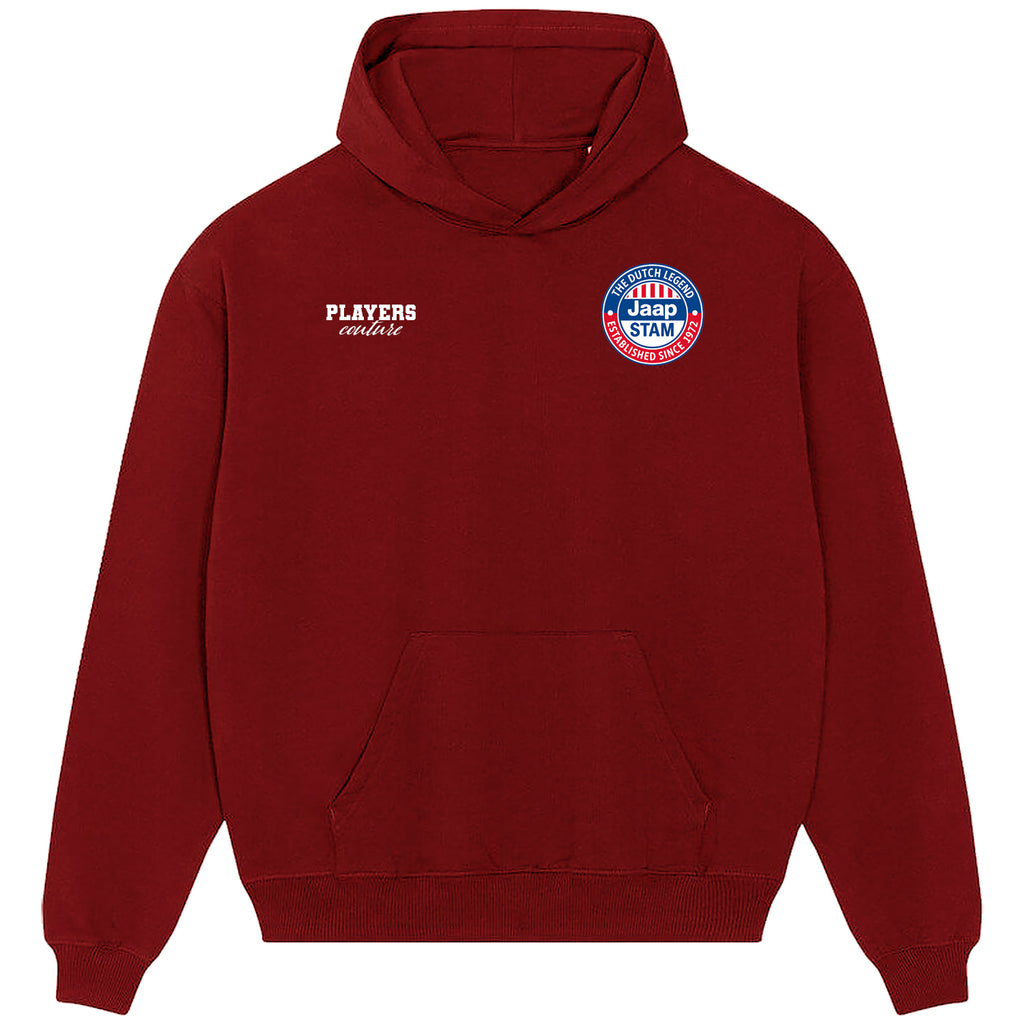 Jaap Stam Logo Players Couture Men's Casual Hoodie Red