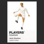 Jack Charlton Leeds United Icon Frame Men's Hoodie — Black Artwork
