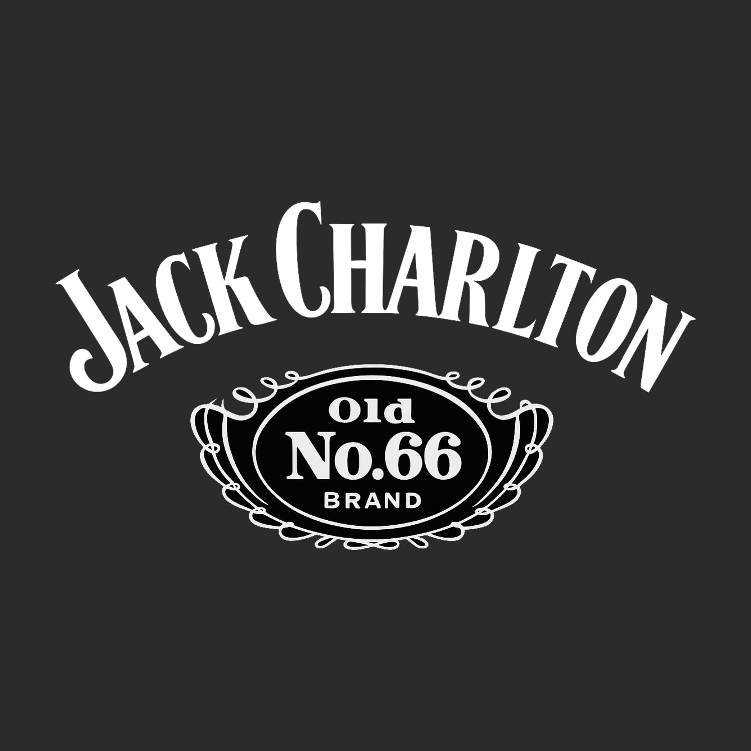 Jack Charlton Logo Players Couture Mens T-Shirt