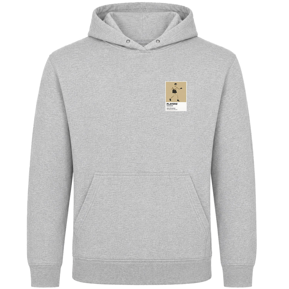 Jack Dempsey Boxing Icon Frame Men's Hoodie - Gray