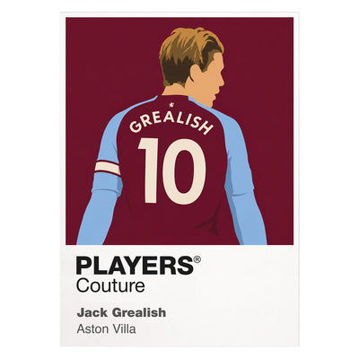 Jack Grealish Aston Villa Icon Frame — White