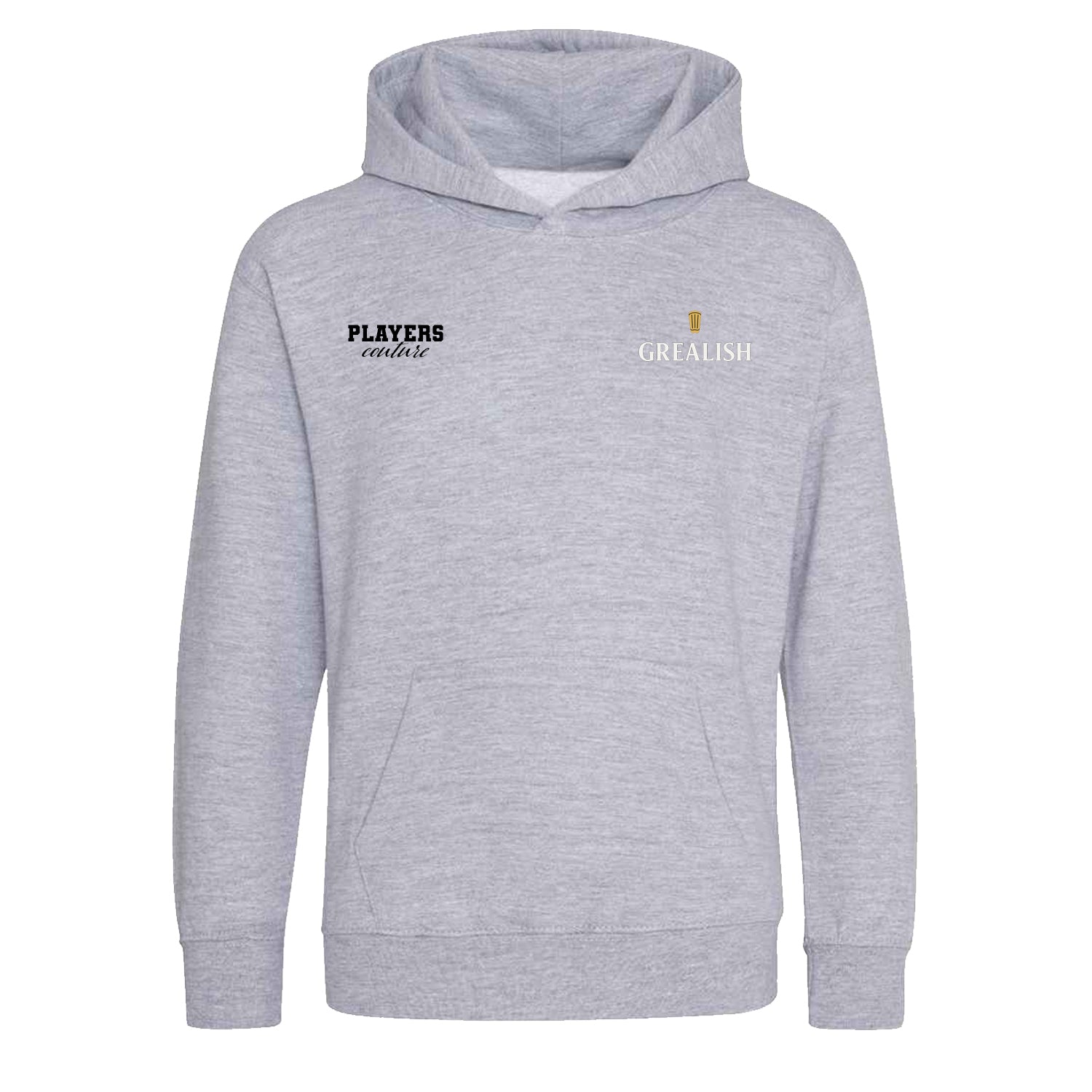 Jack Grealish Shinpad Logo Players Couture Kids Hoodie Gray