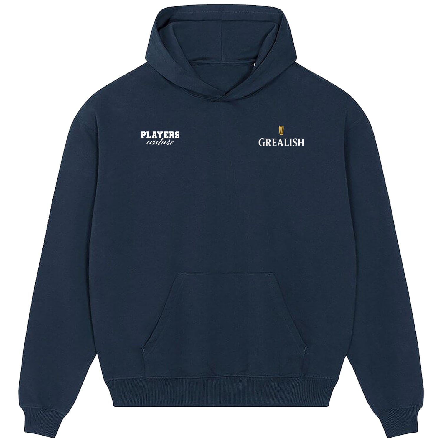 Jack Grealish Shinpad Logo Players Couture Men's Casual Hoodie Navy