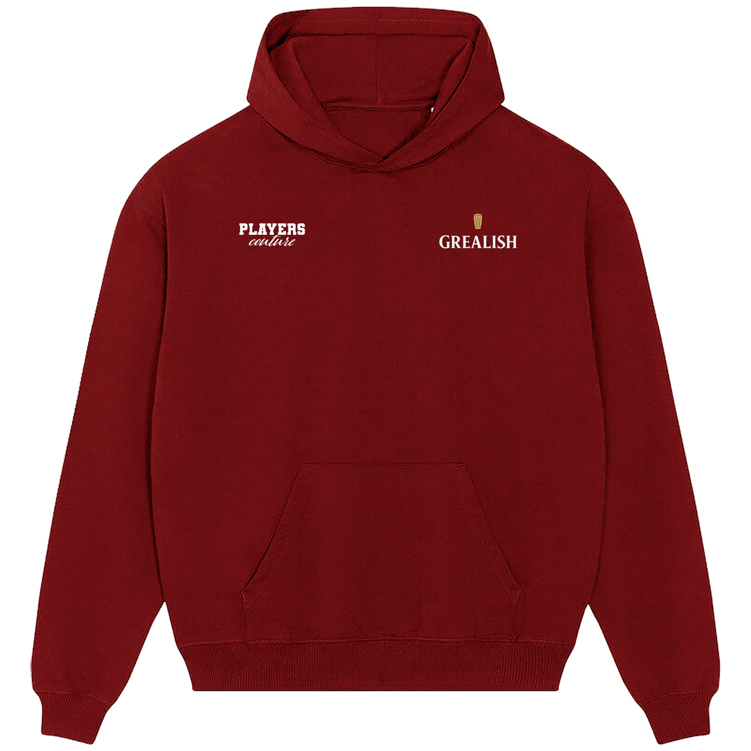Jack Grealish Shinpad Logo Players Couture Men's Casual Hoodie Red