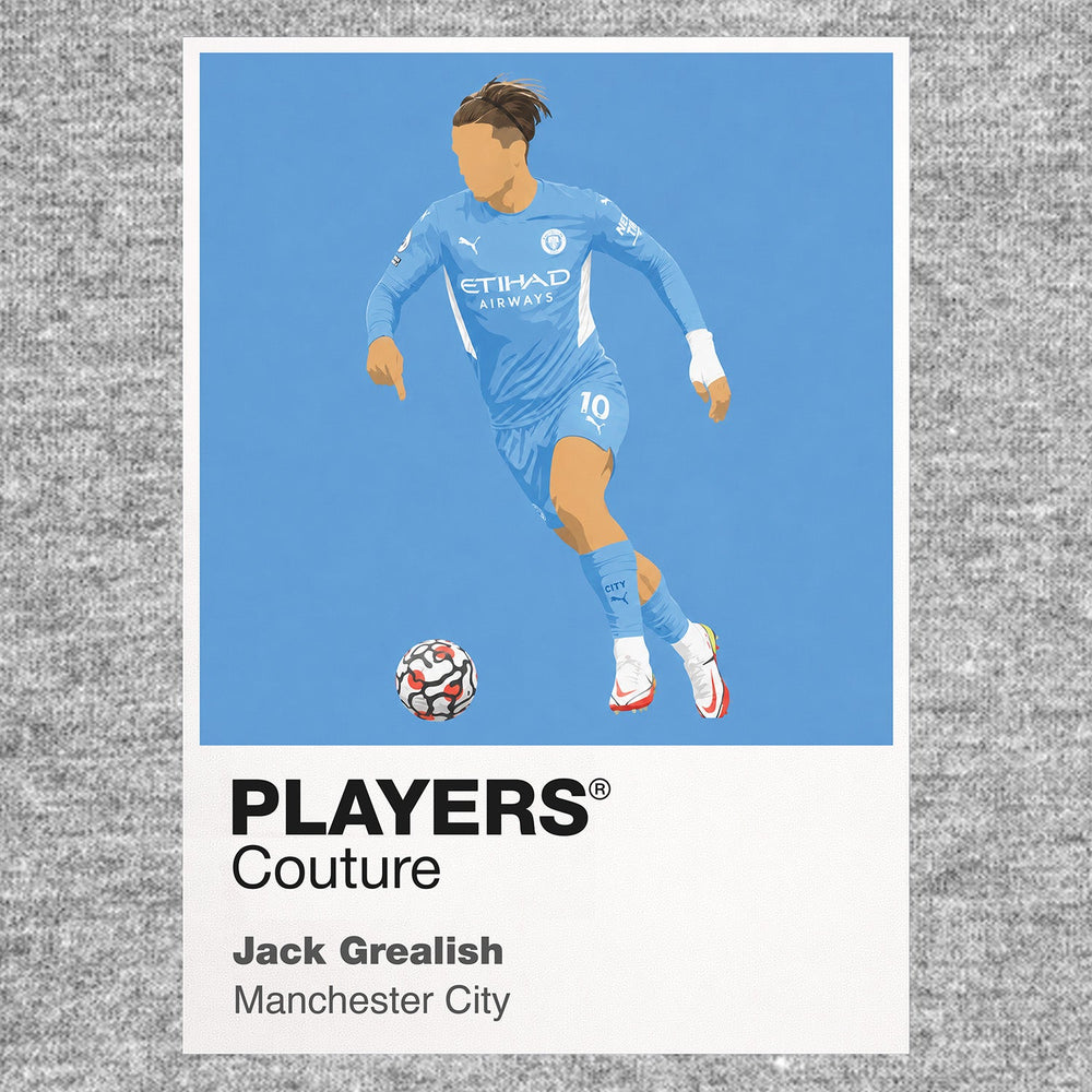 Jack Grealish Man City Icon Frame Men's Hoodie – image 6
