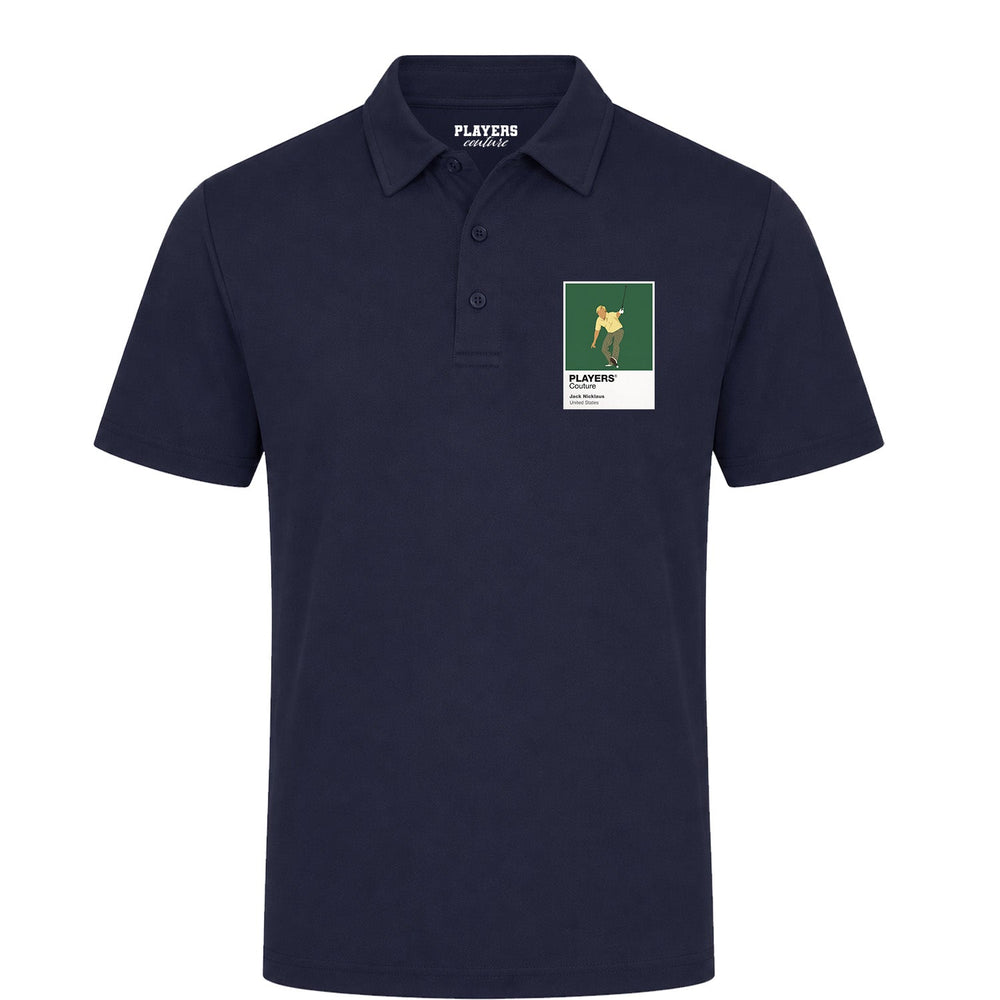 Jack Nicklaus Golf Icon Frame Men's Polo Shirt - Navy