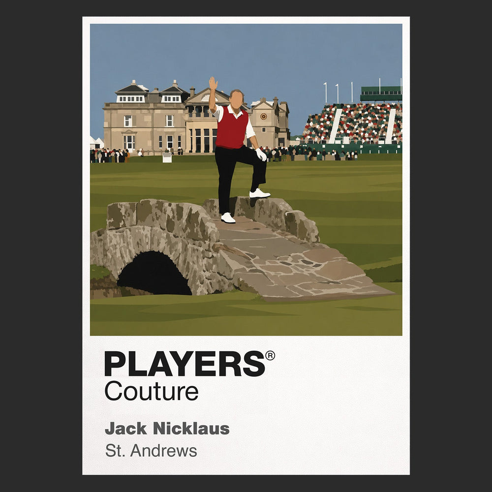 Jack Nicklaus black Icon Frame artwork detail