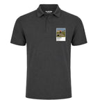 Jack Nicklaus St Andrews Golf Icon Frame Men's Polo Shirt – charcoal