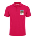 Jack Nicklaus St Andrews Golf Icon Frame Men's Polo Shirt – hot-pink