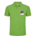 Jack Nicklaus St Andrews Golf Icon Frame Men's Polo Shirt – lime-green