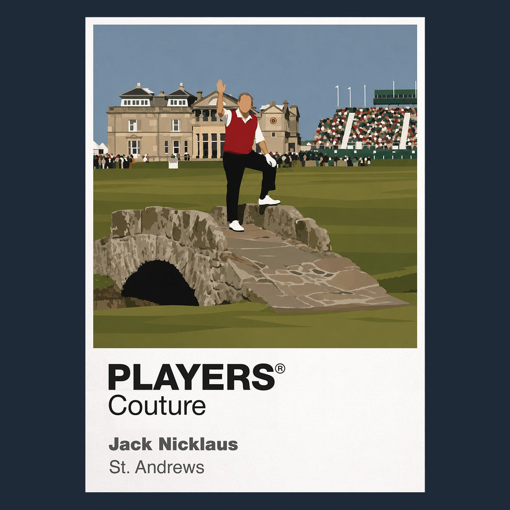 Jack Nicklaus navy Icon Frame artwork detail