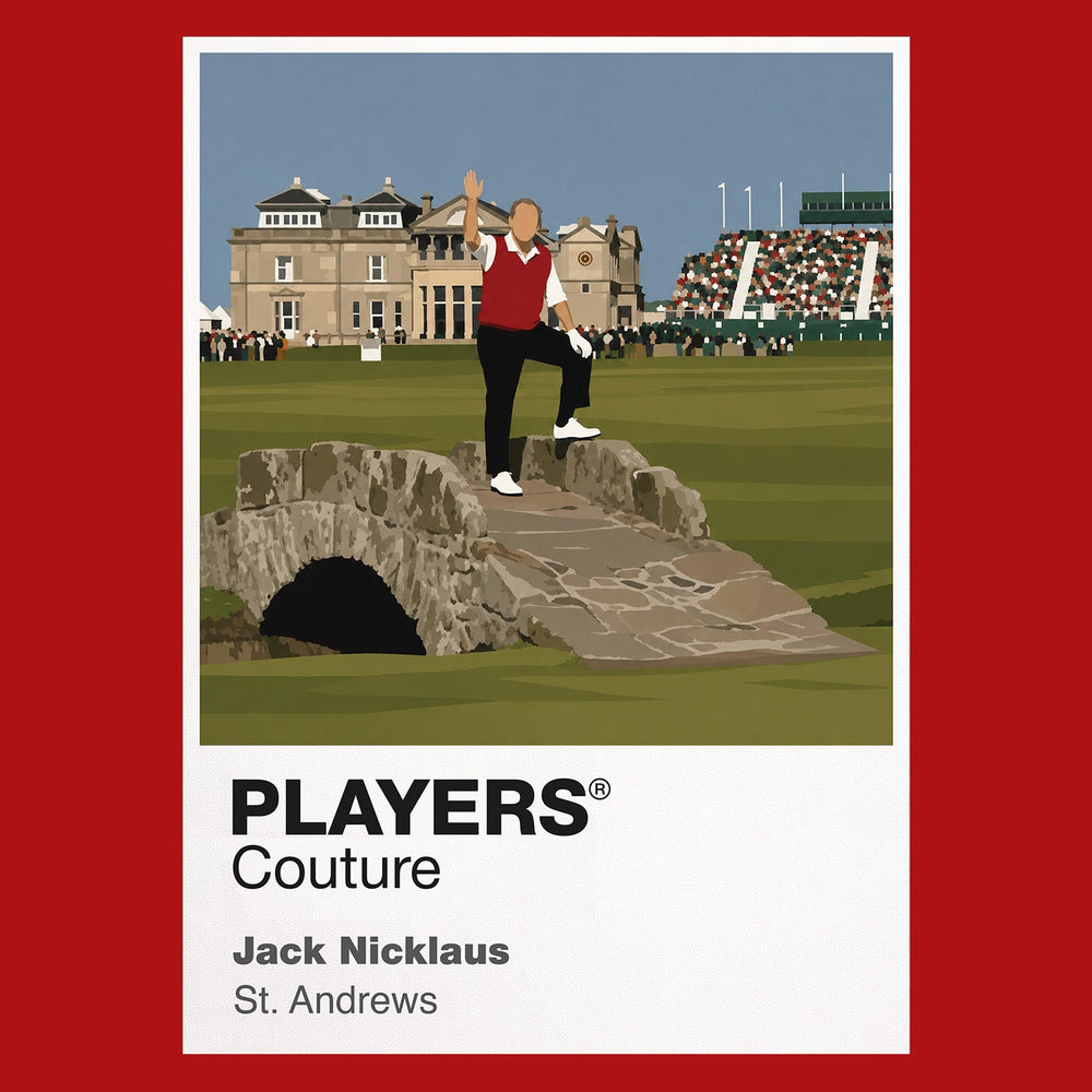 Jack Nicklaus red Icon Frame artwork detail