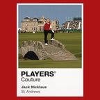 Jack Nicklaus red Icon Frame artwork detail