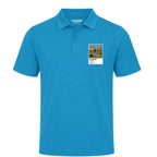 Jack Nicklaus St Andrews Golf Icon Frame Men's Polo Shirt – sapphire-blue