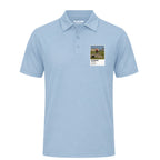 Jack Nicklaus St Andrews Golf Icon Frame Men's Polo Shirt – sky-blue