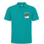 Jack Nicklaus St Andrews Golf Icon Frame Men's Polo Shirt – turquoise