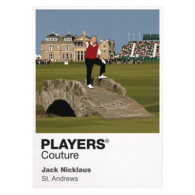 Jack Nicklaus white Icon Frame artwork detail