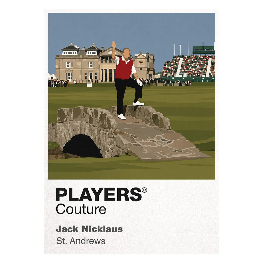 Jack Nicklaus white Icon Frame artwork detail