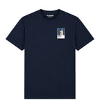 Jackie Robinson Dodgers Baseball Icon Frame Men's T-Shirt - Navy