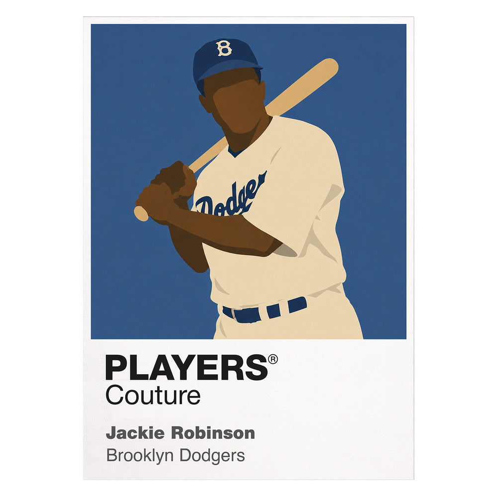 Jackie Robinson Dodgers Baseball Icon Frame - Icon Design