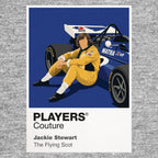 Jackie Stewart Ford Formula 1 T-shirt – grey view