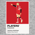 Jackson Hastings Salford Red Devils rugby league hoodie grey