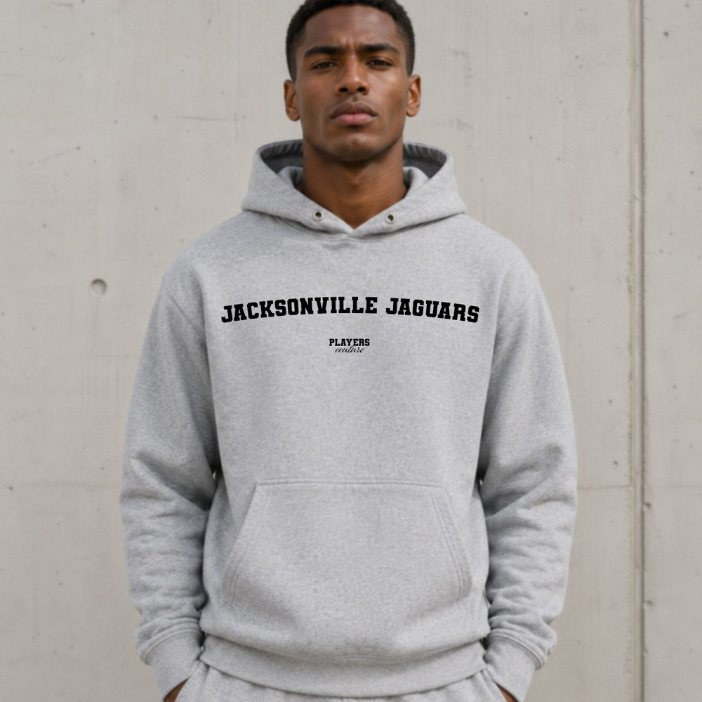 jacksonville-jaguars name-print hoodie - grey
