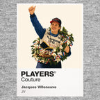 Jacques Villeneuve Formula 1 T-shirt – grey view