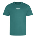 Essentials Collection t-shirt – green men's t-shirt with white Essentials Collection letters and Players Couture logo on the