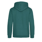 Essentials Collection hoodie – green kids' hoodie with white Essentials Collection letters and Players Couture logo on the